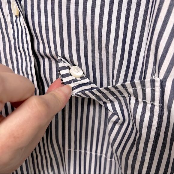 Alex Mill Blue Striped Midi Dress - Picture 6 of 12